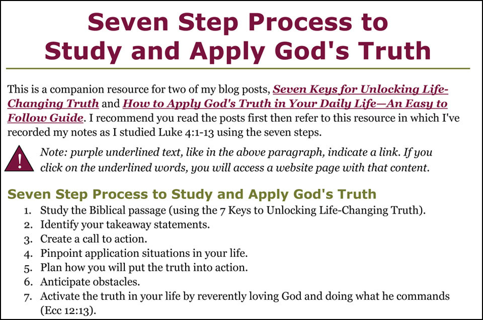 Seven Step Process PDF