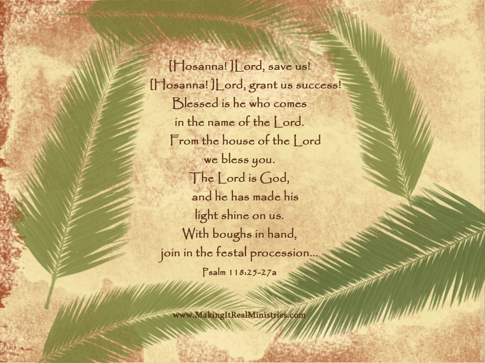 Why I’m Glad THE God, and Not MYGod, Answers My Hosanna