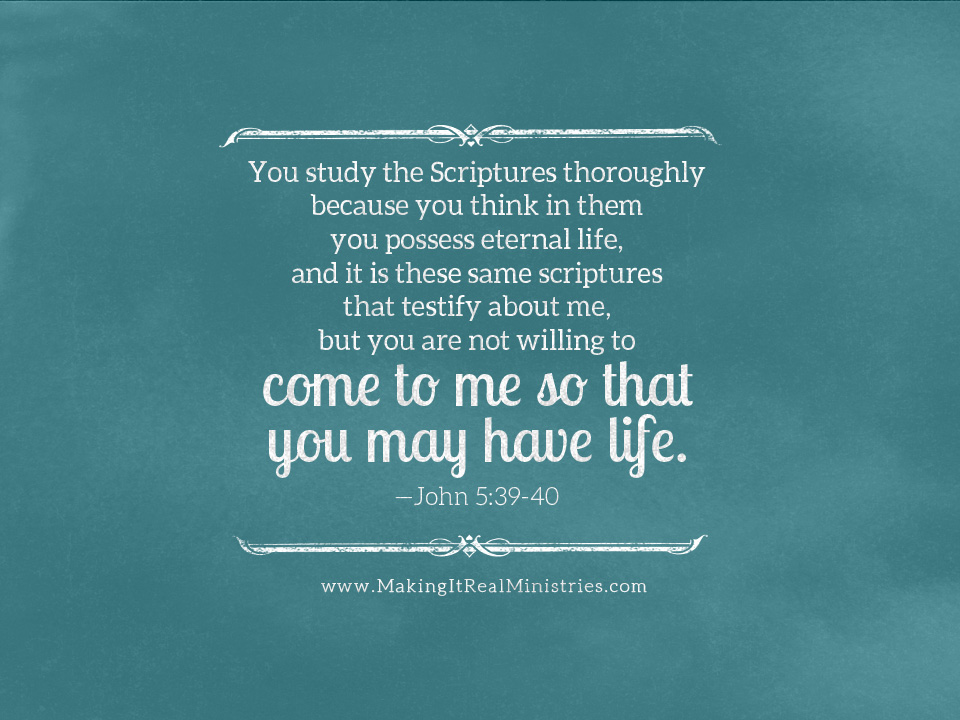 Why It Isn’t Enough to Know the Bible; You Must Know the Word